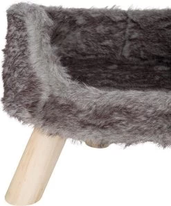 District 70 NORDIC - Luxe Kattenmand Op Pootjes - 40x30x25cm In Silver - Silver -Pet Care Verkoop 998x1200 3